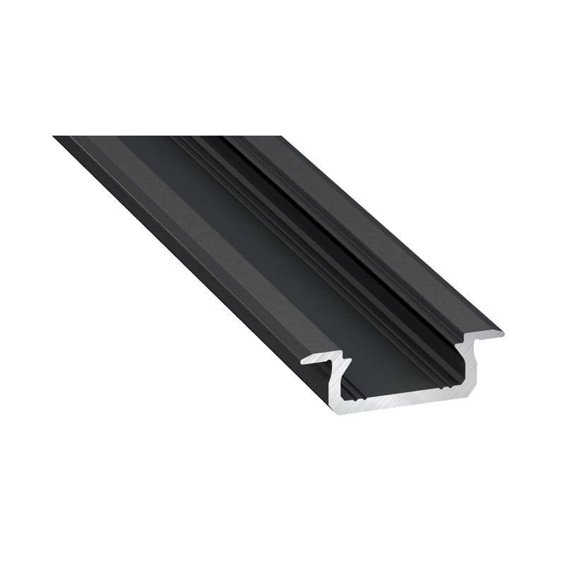 PROFIL typ Z 2m czarny anodowany wpuszczany płytki