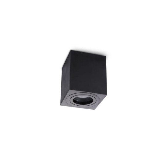 Oprawa sufitowa natynkowa IP44 kwadratowa stała Aquarius Square - czarna