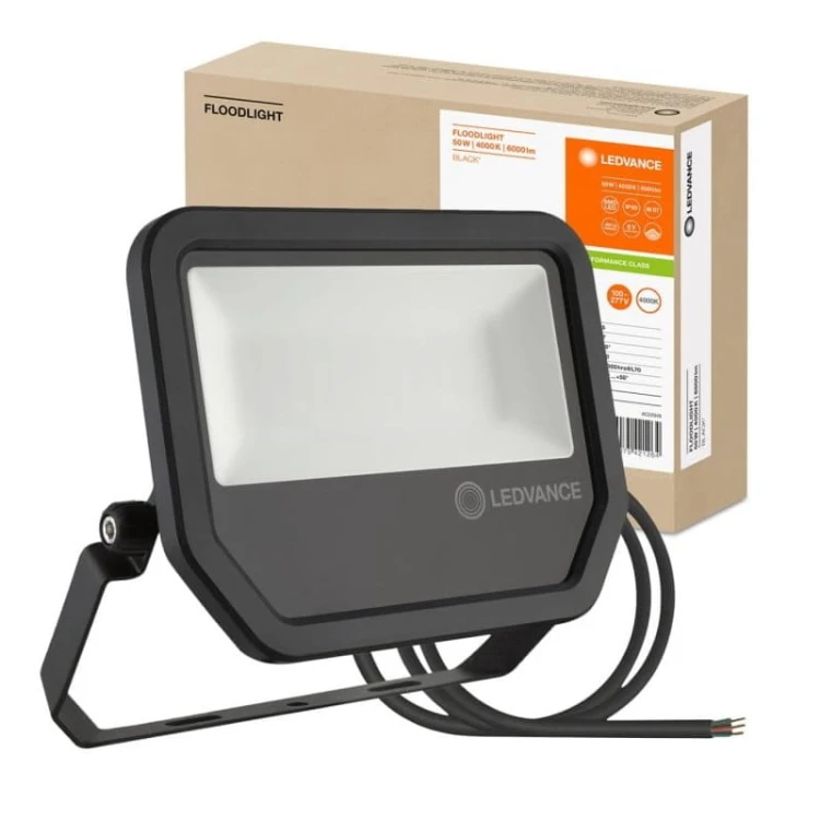 Naświetlacz LED LEDVANCE FLOODLIGHT 50W - 4000K czarny z pudełkiem