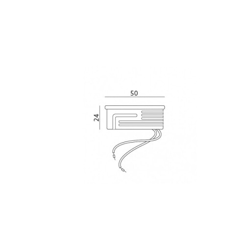 Wkład LED INSERT MILKY STANDARD 6,5W biała zimna wymiary