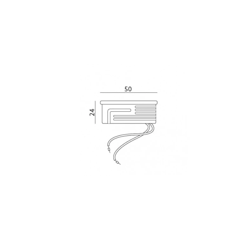 Wkład LED INSERT MILKY STANDARD 6,5W biała zimna wymiary