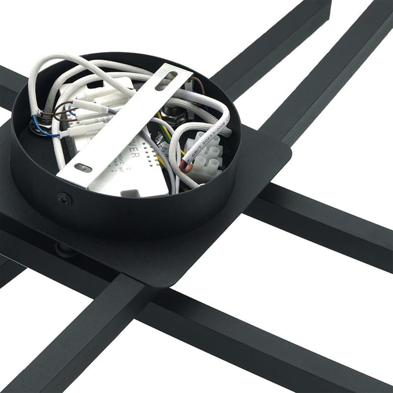 Żyrandol, lampa LED AUSTIN 48W neutralna 4000K czarny_7