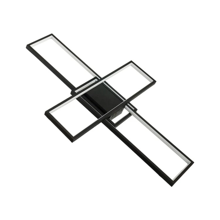 Żyrandol, lampa LED ARTESIA 92W CCT ciepła-zimna czarna + pilot_1