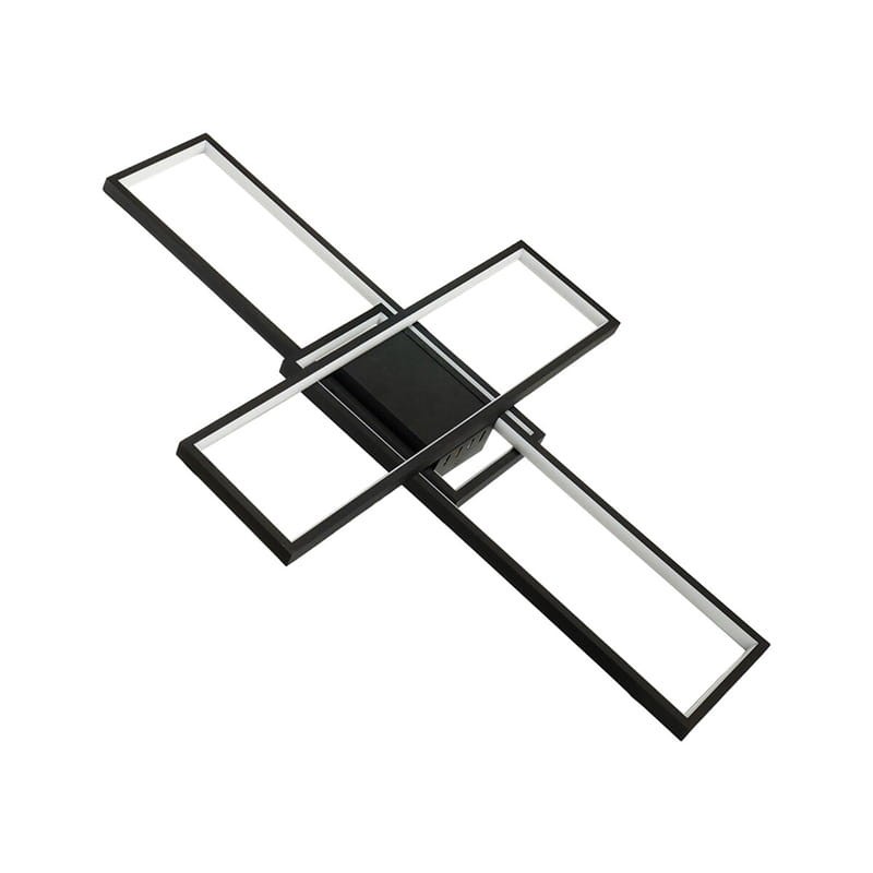 Żyrandol, lampa LED ARTESIA 92W CCT ciepła-zimna czarna + pilot_1