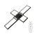 Żyrandol, lampa LED ARTESIA 92W CCT ciepła-zimna czarna + pilot_2