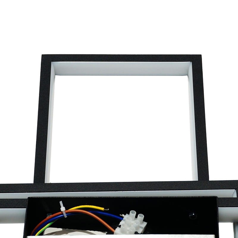 Żyrandol, lampa LED ARTESIA 92W CCT ciepła-zimna czarna + pilot_6