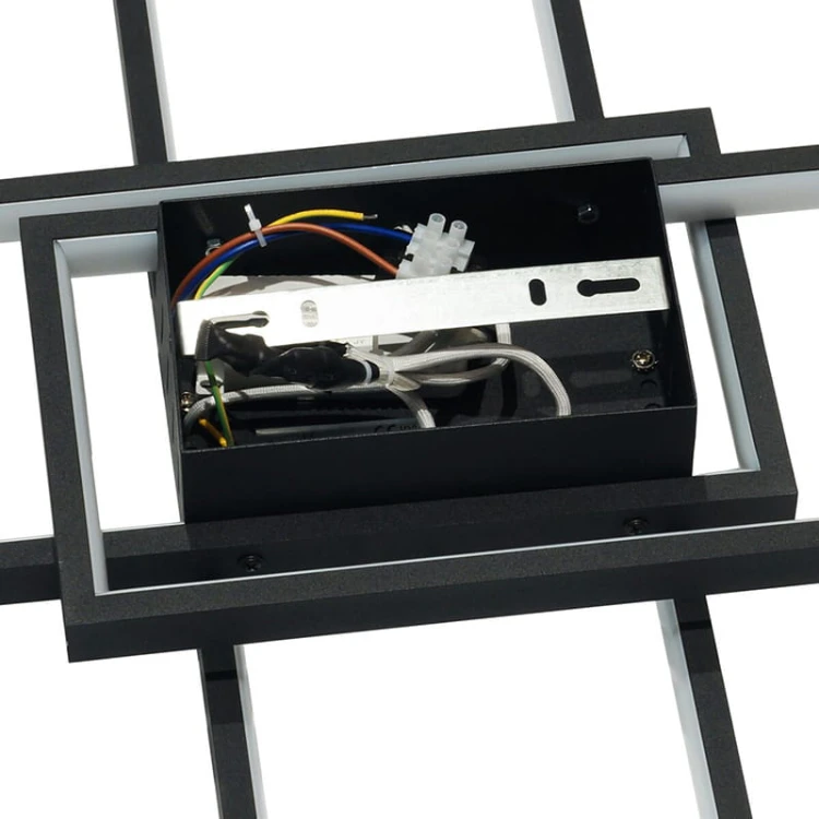 Żyrandol, lampa LED ARTESIA 92W CCT ciepła-zimna czarna + pilot_8