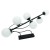 Lampa sufitowa, wisząca 6xE27 PALLE czarna_1