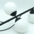 Lampa sufitowa, wisząca 6xE27 PALLE czarna_2