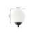 Lampa sufitowa, wisząca 6xE27 PALLE czarna_5