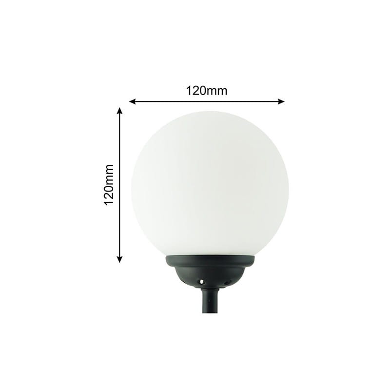 Lampa sufitowa, wisząca 6xE27 PALLE czarna_5