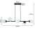 Lampa sufitowa, wisząca 6xE27 PALLE czarna_6