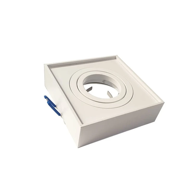 Oprawa sufitowa wpuszczana kwadratowa ruchoma GU10 230V CUBO MIDI - biały mat