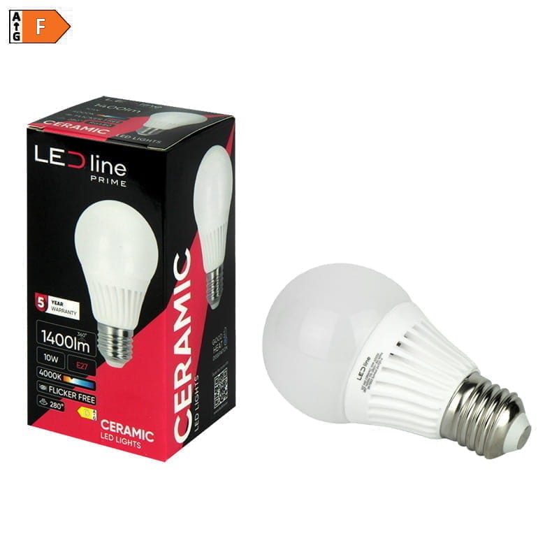 Żarówka LED E27 10W kula A60 ciepła 2700K 1400lm