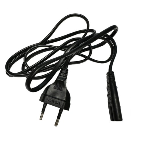 Przewód zasilający do zasilaczy desktop i urządzeń elektronicznych, płaski, ósemka 2PIN - 1,5m
