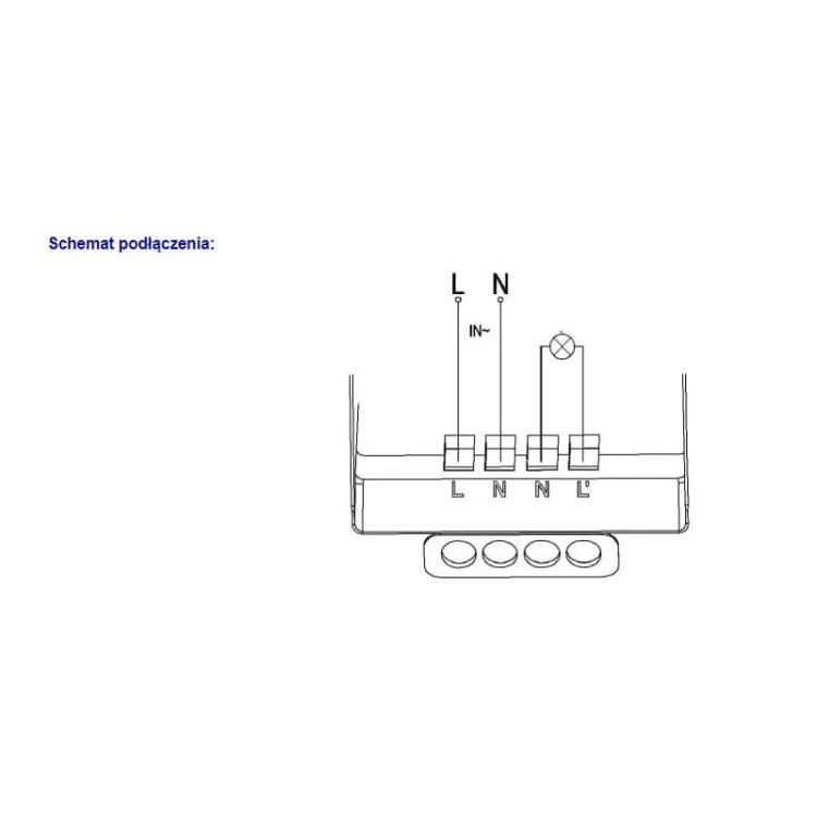 Czujnik ruchu ORNO 360° ultra płaski mini OR-CR-258 schemat