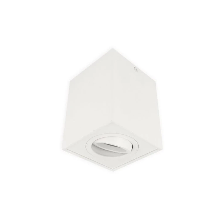 Oprawa sufitowa natynkowa kwadratowa ruchoma GU10 230V CUBO - biały mat