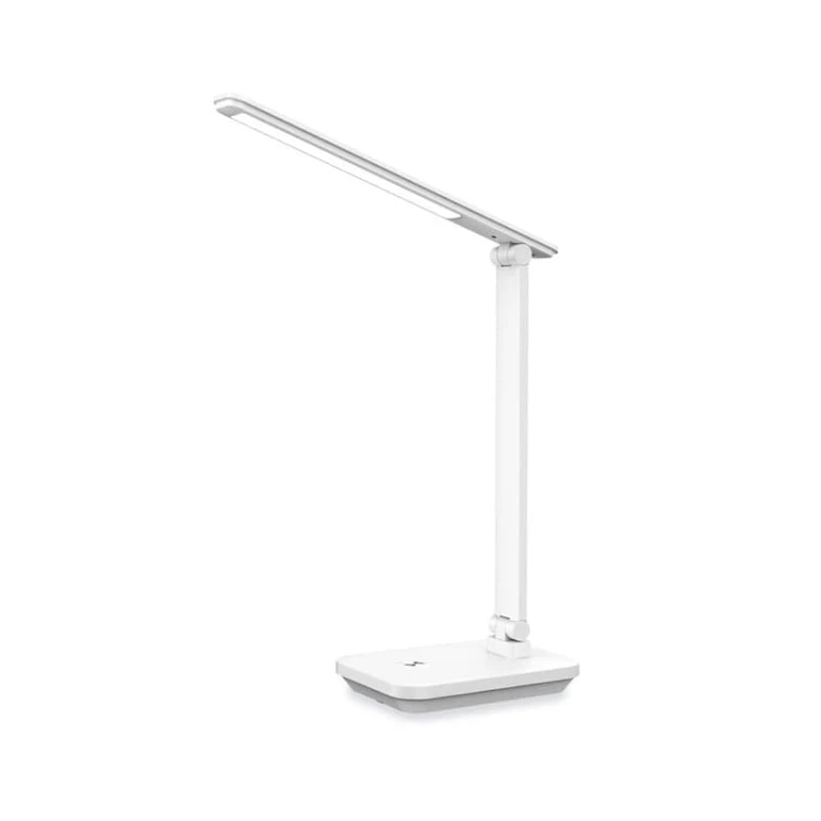 Lampka biurkowa LED 5W dzienna ściemnialna z baterią - biała
