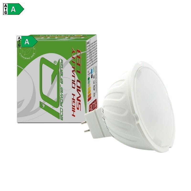 ŻARÓWKA LED MR16, GU5,3 3W 230V biała ciepła