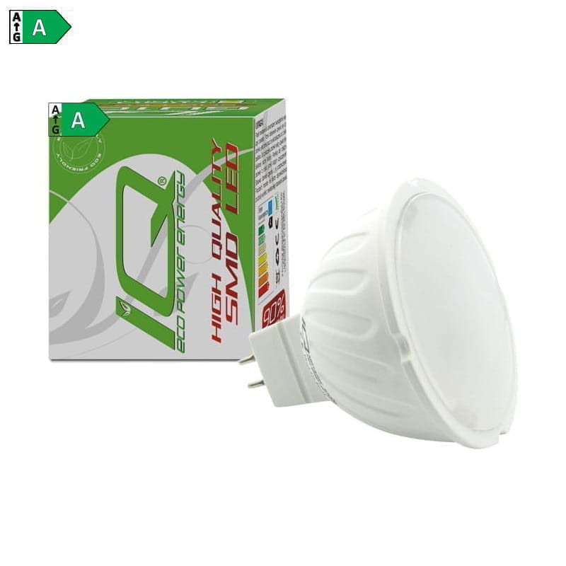 ŻARÓWKA LED MR16, GU5,3 6W 230V biała ciepła