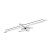 Kinkiet, lampa nad lustro VENUS 18W 90 cm chrom wymiary