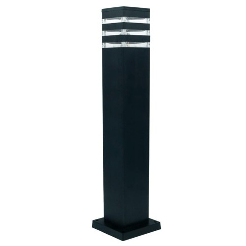 Słupek, lampa ogrodowa E27 60cm czarna