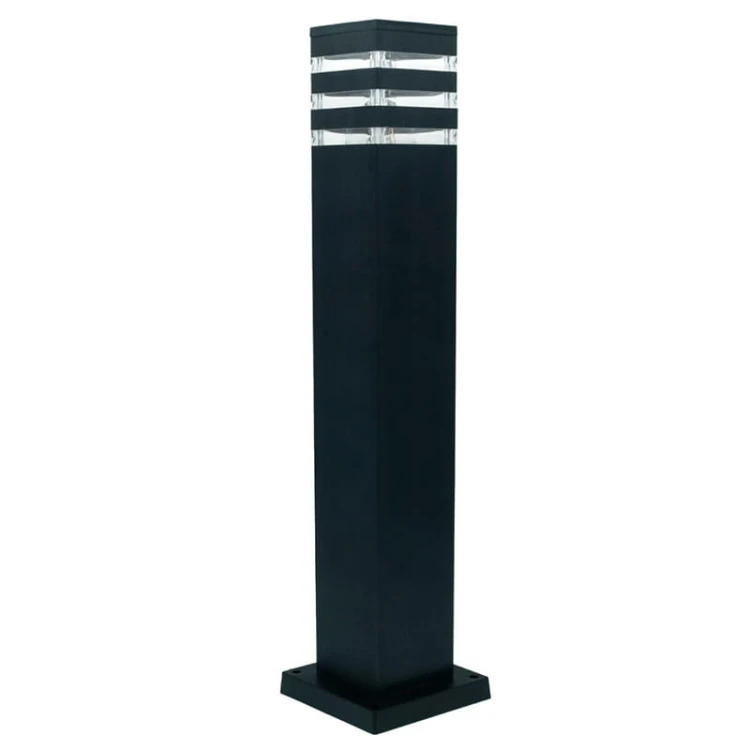 Słupek, lampa ogrodowa E27 60cm czarna