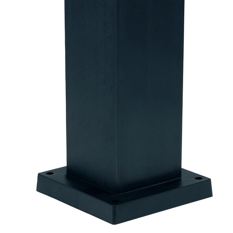Słupek, lampa ogrodowa E27 60cm czarna_2