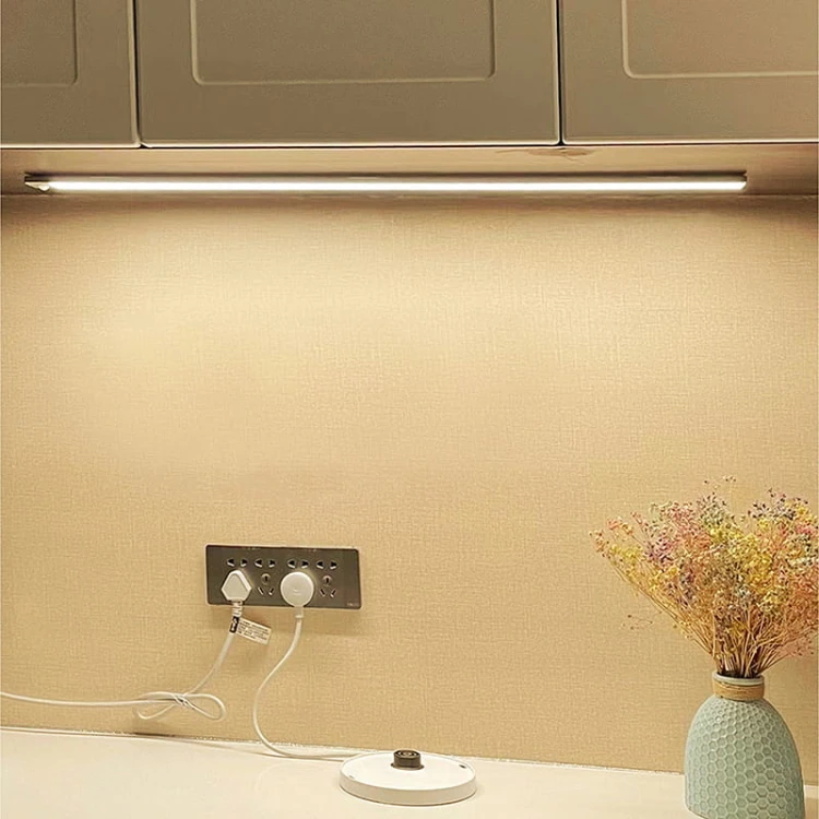Lampa LED podszafkowa czarna z czujnikiem 1W 20cm USB neutralna_3