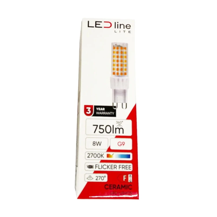 żarówka LED G9 8W 230V biała ciepła_3