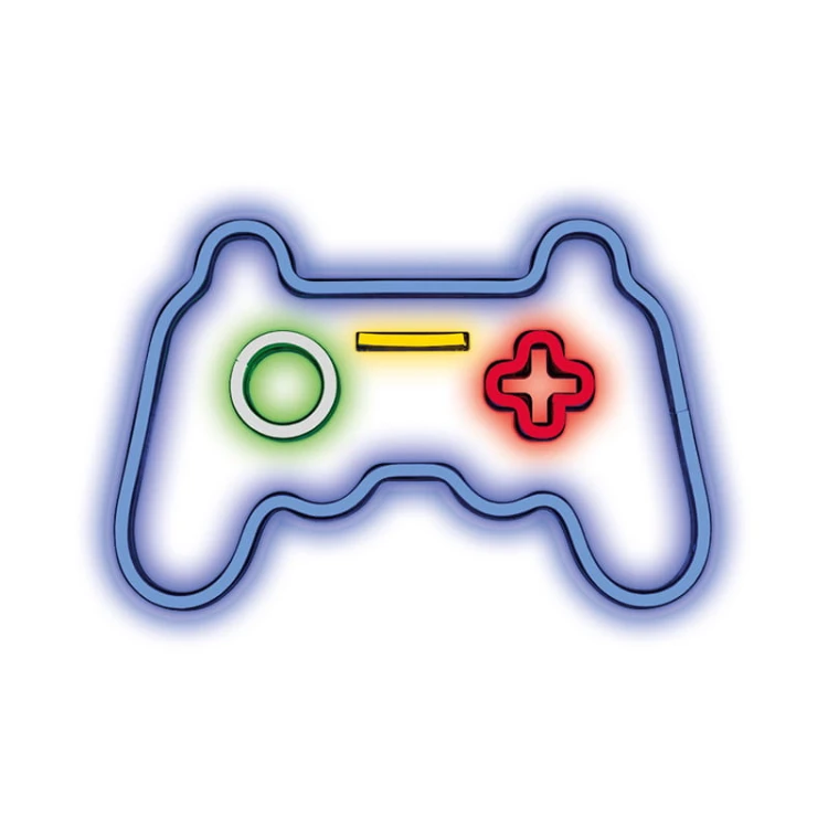 Neon dekoracyjny LED GAMEPAD PLEXI MULTIKOLOR z ściemniaczem + USB