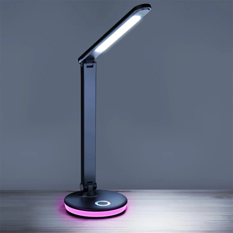 Lampka biurkowa LED NEPTUN 7W 4000K + RGB czarna_1