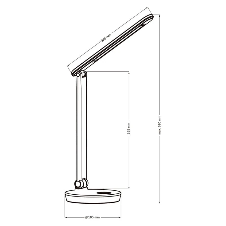 Lampka biurkowa LED NEPTUN 7W 4000K + RGB czarna_7