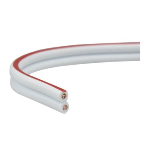 Przewód 2-żyłowy LED SMYp 2x1mm 12V biały miedź