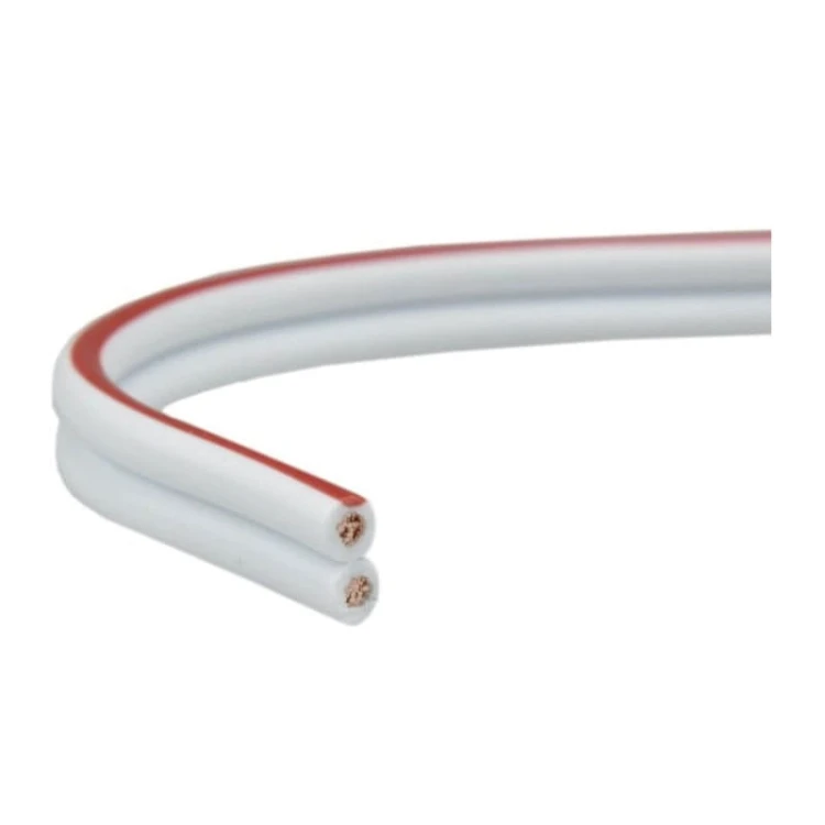 Przewód 2-żyłowy LED SMYp 2x1mm 12V biały miedź