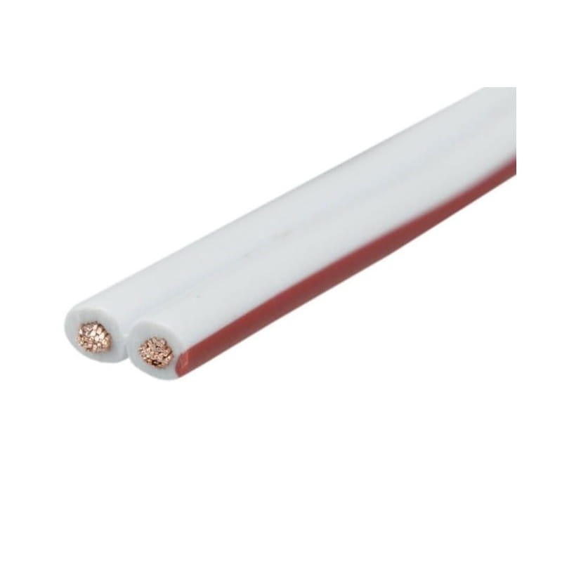 Przewód 2-żyłowy LED SMYp 2x1,5mm 12V biały