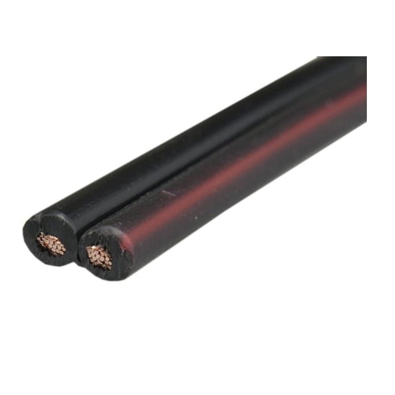 Przewód 2-żyłowy LED SMYp 2x1,5mm 12V czarny