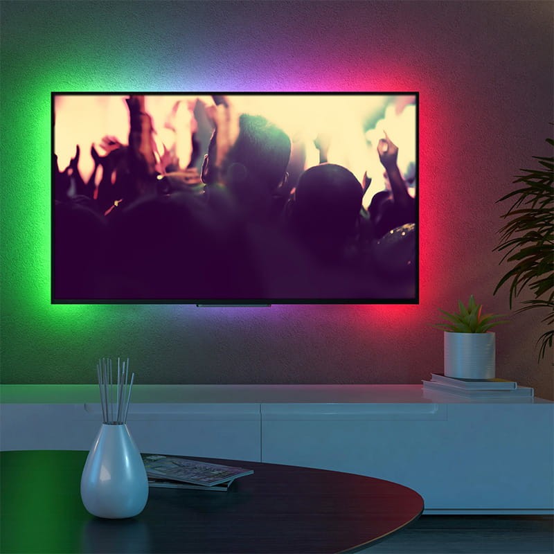 Taśma LED RGB+W do podświetlenia TV - USB + pilot _4