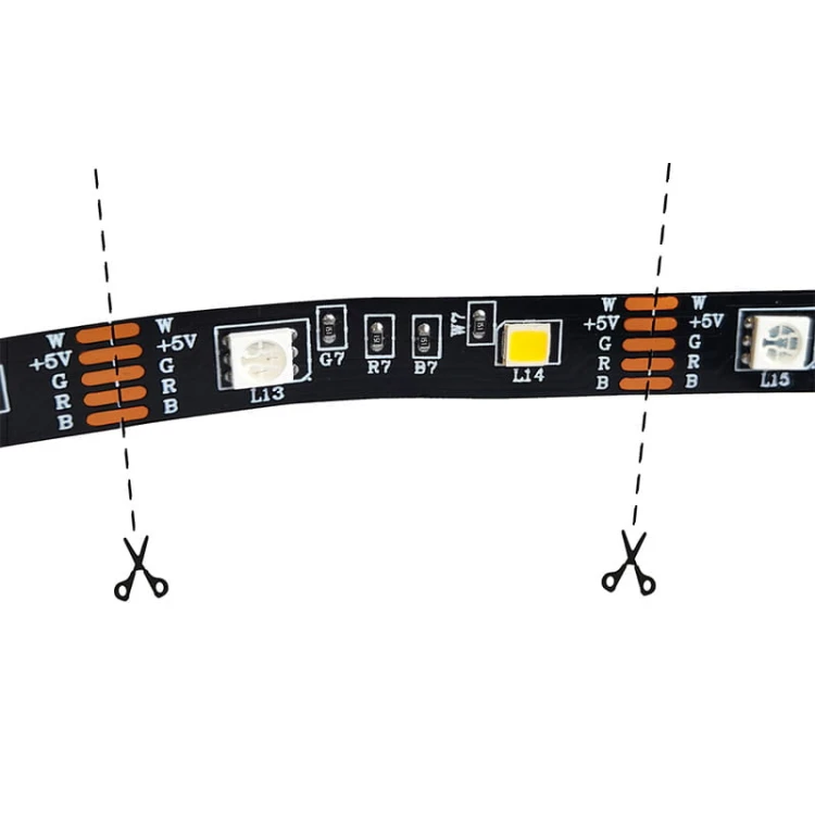 Taśma LED RGB+W do podświetlenia TV - USB + pilot _5