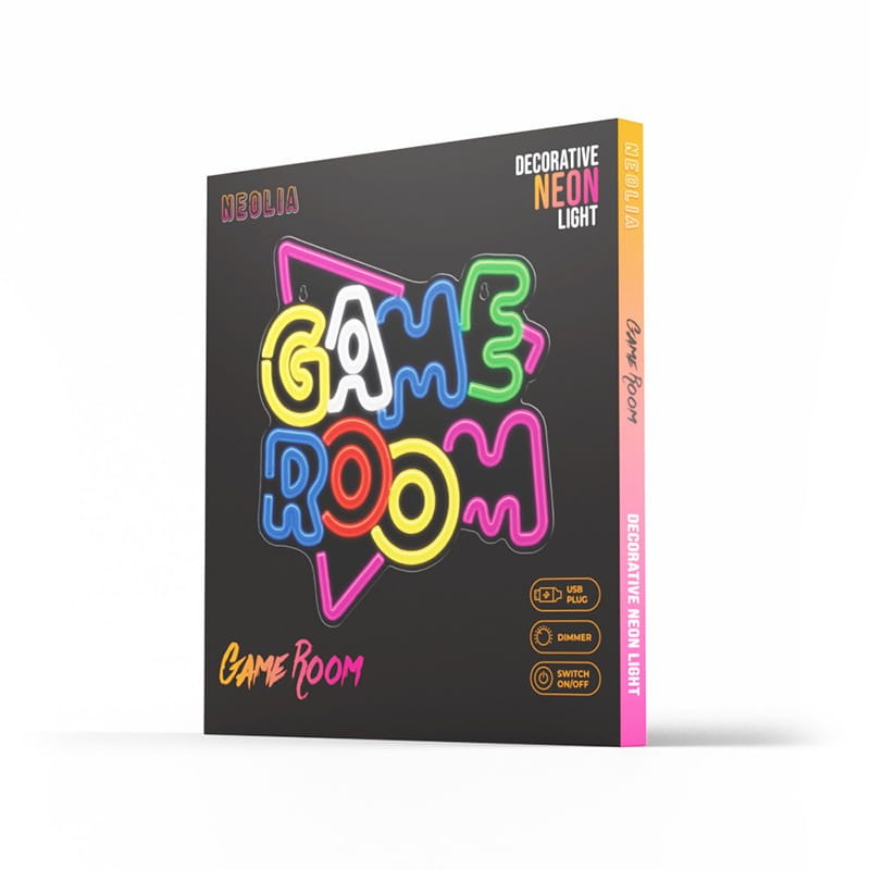 Neon dekoracyjny LED GAME ROOM multikolor z ściemniaczem + USB_1