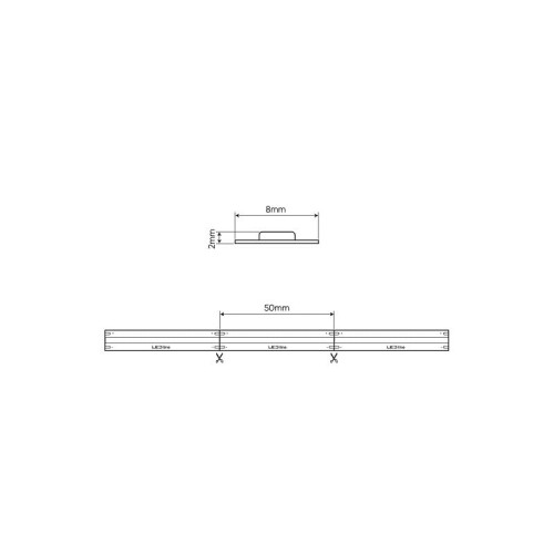 Taśma LED LEDline PRIME COB 11W/m 480 chips/m 24V 2700K biała ciepła 5m._1