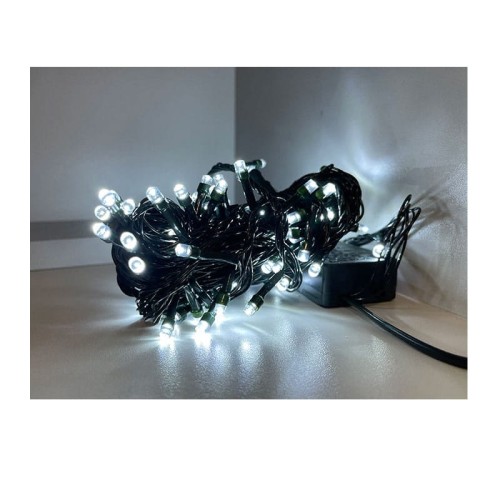Lampki choinkowe LED 100 białe zimne