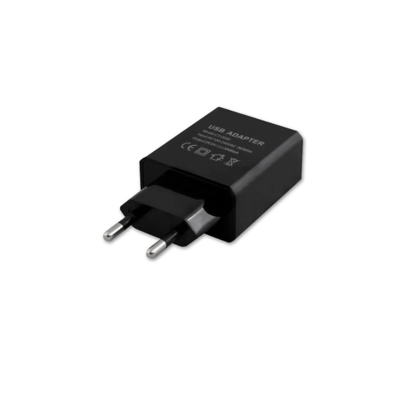 Ładowarka sieciowa USB 5V 3A DC czarna