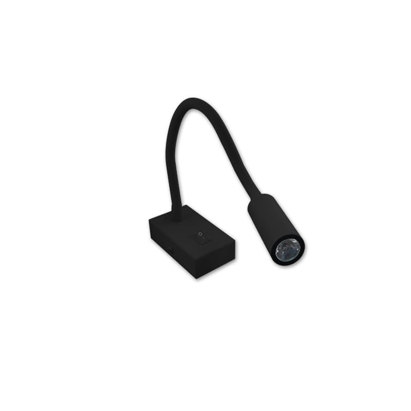 Kinkiet, lampka LED do czytania Leo 3W 4000K - czarna