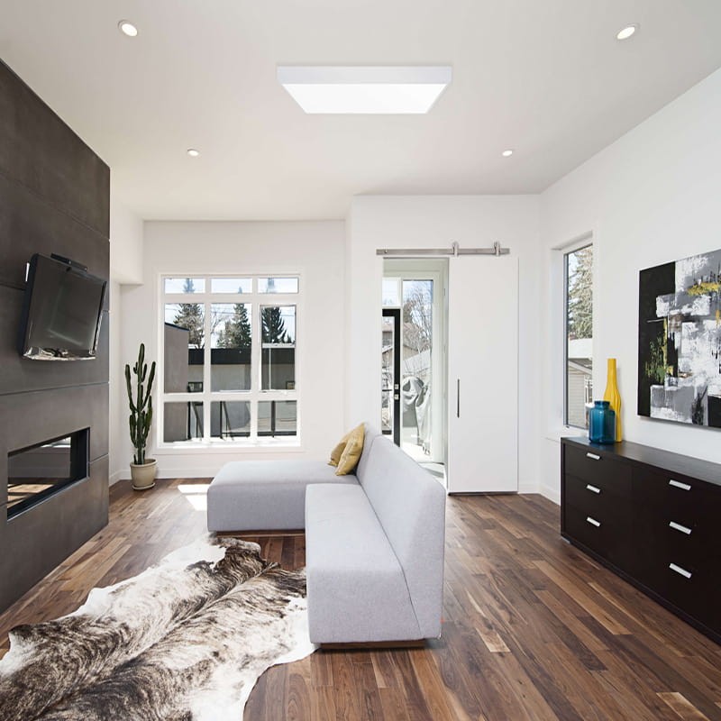 Ramka natynkowa do panelu 60x60 kwadratowego wysoka 62mm biała_5