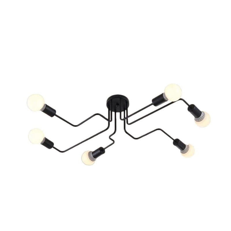 Lampa wisząca, kinkiet, żyrandol 6 ramienny E27 ZD74F