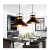 Lampa wisząca, kinkiet, żyrandol LOFT RETRO E27 ZD74H zastosowanie