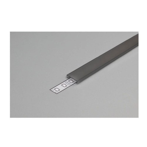 SZYBKA wciskana czarna PMMA do profilu SURFACE10, UNI12, DEEP10, GROOVE10, TRIO10, CORNER10, STEP10, WAY10, ARC12, WALLE12, PEN12, UNI-TILE12, FRAME14, OVAL20, EDGE10 1m