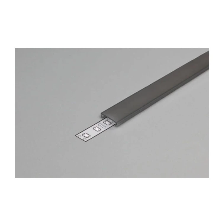 SZYBKA wciskana czarna PMMA do profilu SURFACE10, UNI12, DEEP10, GROOVE10, TRIO10, CORNER10, STEP10, WAY10, ARC12, WALLE12, PEN12, UNI-TILE12, FRAME14, OVAL20, EDGE10 2m