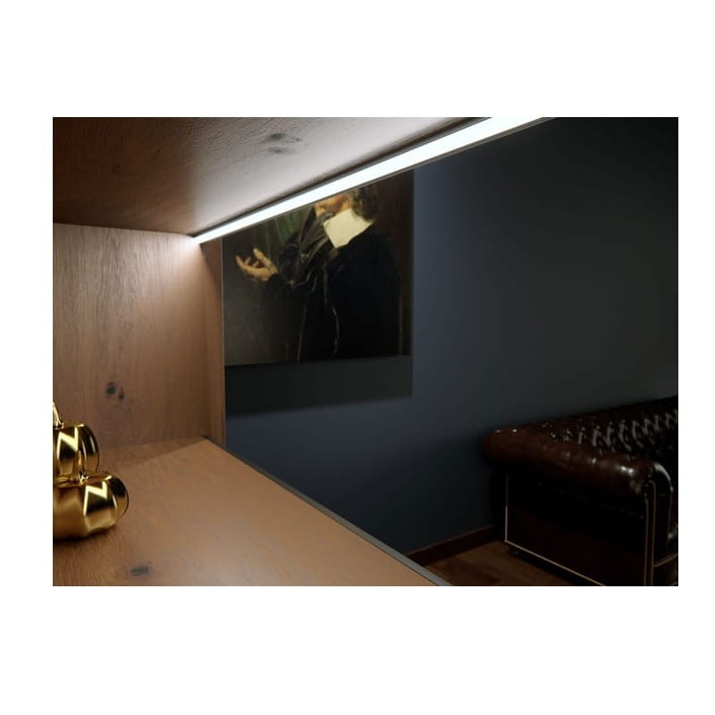 PROFIL Lumines Q18_I narożny inox anodowany 1m lustro